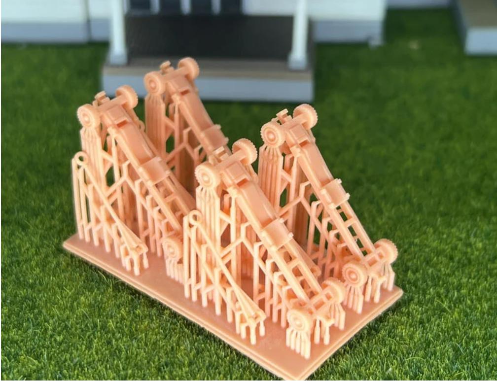 SW 3D resin kit no.968 1/144 Hyraulic Lift Trailer 4IN1