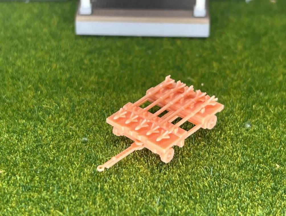 SW 3D resin kit no. 967 1/144 MHU-12/M TRAILER SPECIAL WEAPON TIEDOWN AND MOBILITY TESTS 4IN1