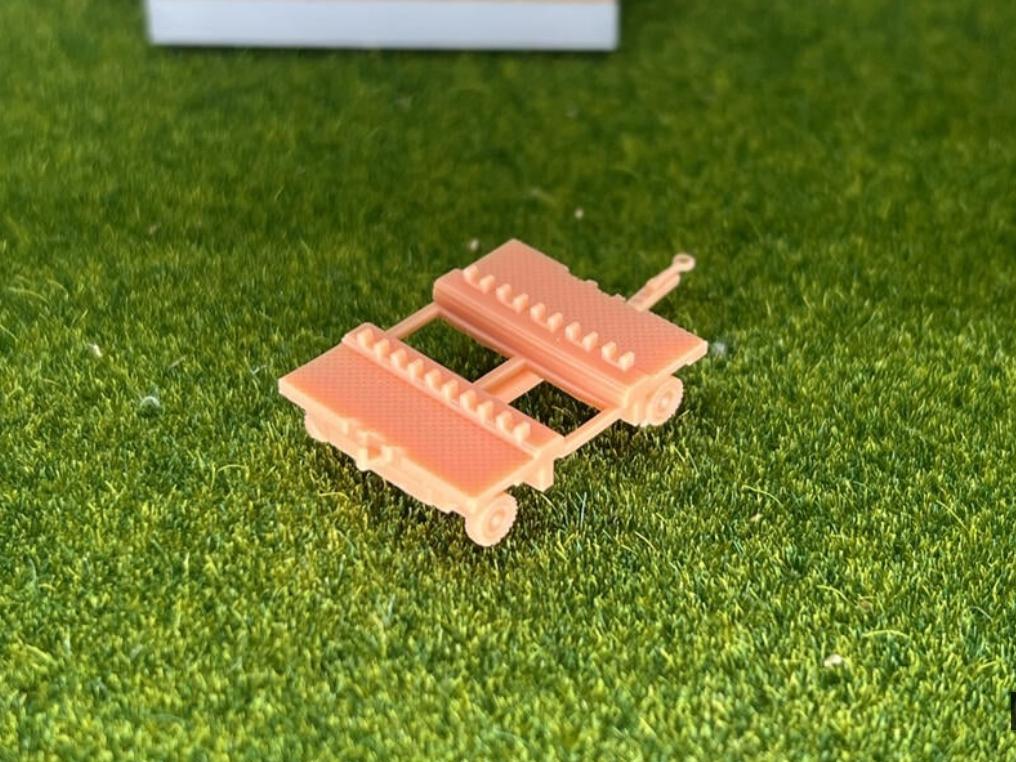 SW 3D resin kit no. 967 1/144 MHU-12/M TRAILER SPECIAL WEAPON TIEDOWN AND MOBILITY TESTS 4IN1