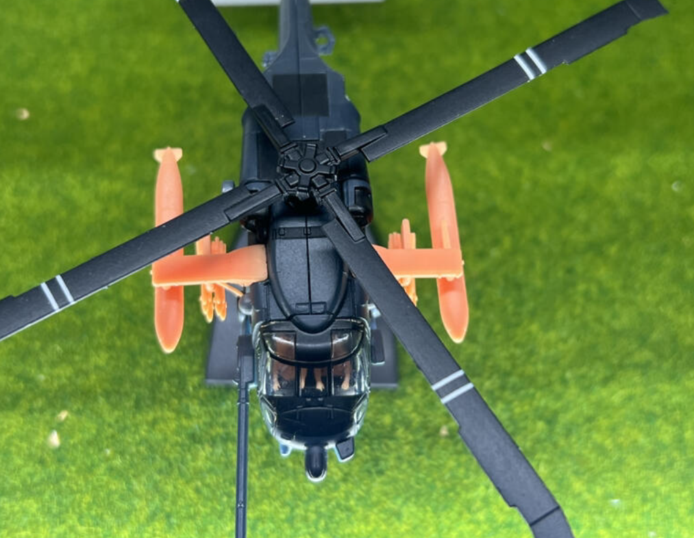 SW 3D resin kit no.899 1/144UH-60A Pylon, Fuel Tank, and Hellfire Missile Conversion Parts (Helicopter not included)