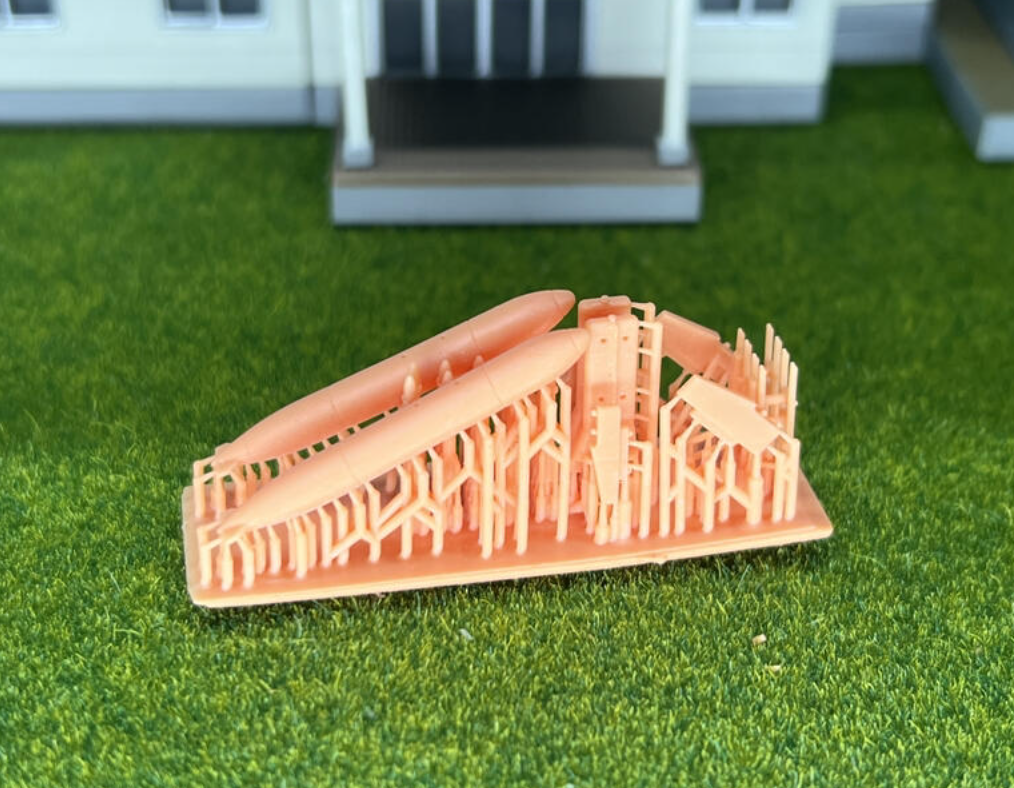 SW 3D resin kit no.899 1/144UH-60A Pylon, Fuel Tank, and Hellfire Missile Conversion Parts (Helicopter not included)