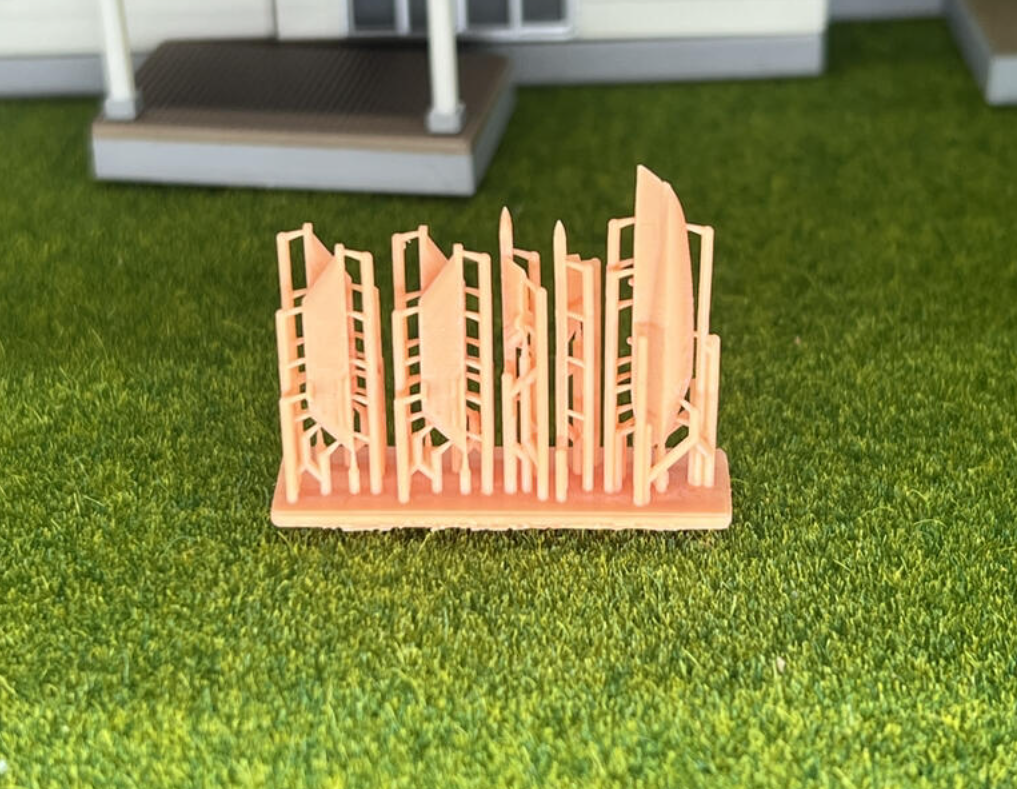 SW 3D resin kit no.896 1/144 F-35 Pylons with GAU-22 Gun Pod (Bombs, missiles, and aircraft not included)