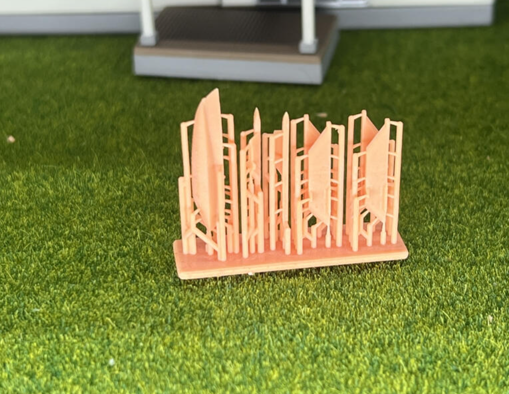 SW 3D resin kit no.896 1/144 F-35 Pylons with GAU-22 Gun Pod (Bombs, missiles, and aircraft not included)