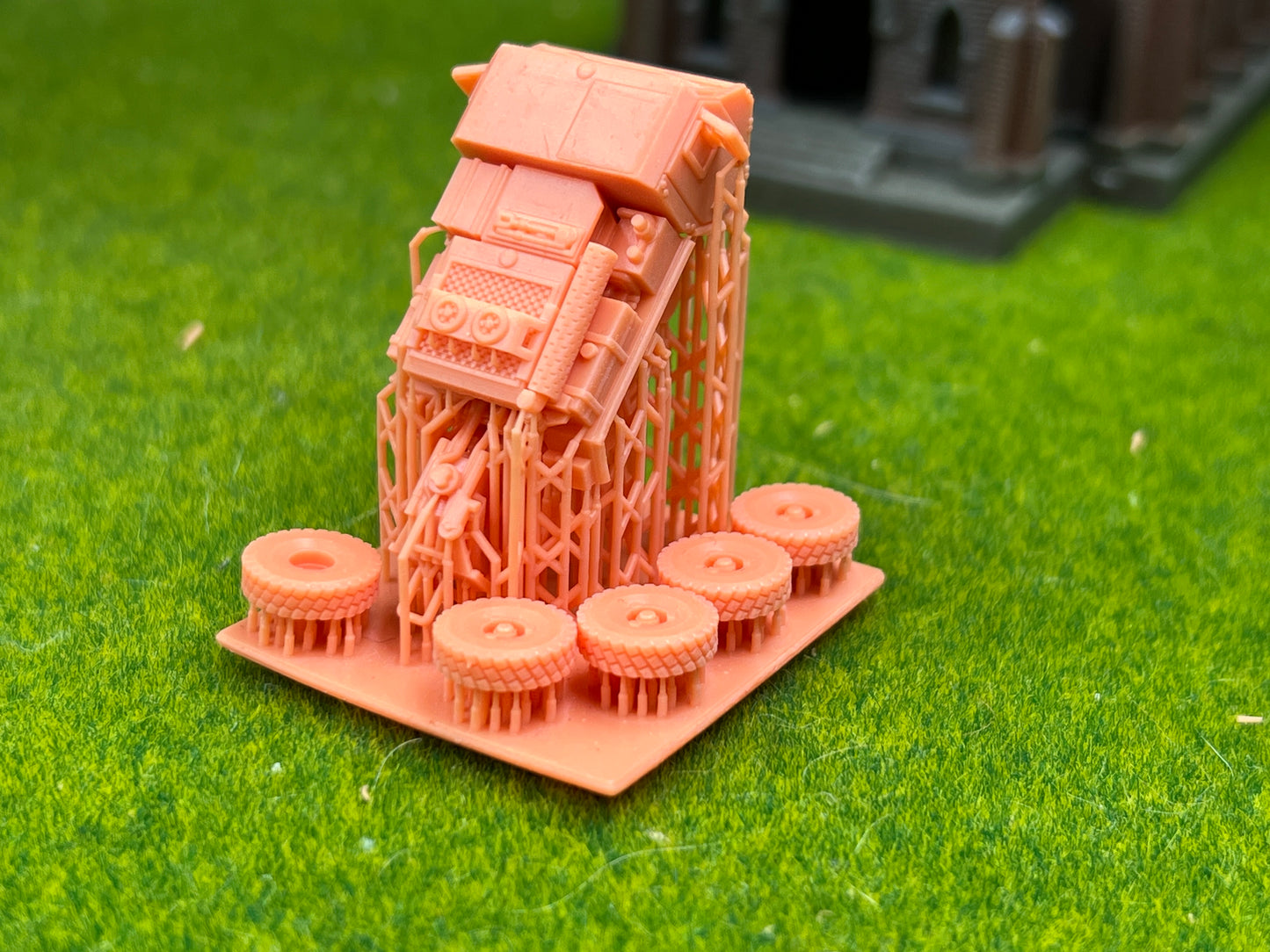SW 3D resin kit no.1346 1/144 MK48 Trailer head Marine Armour Kit