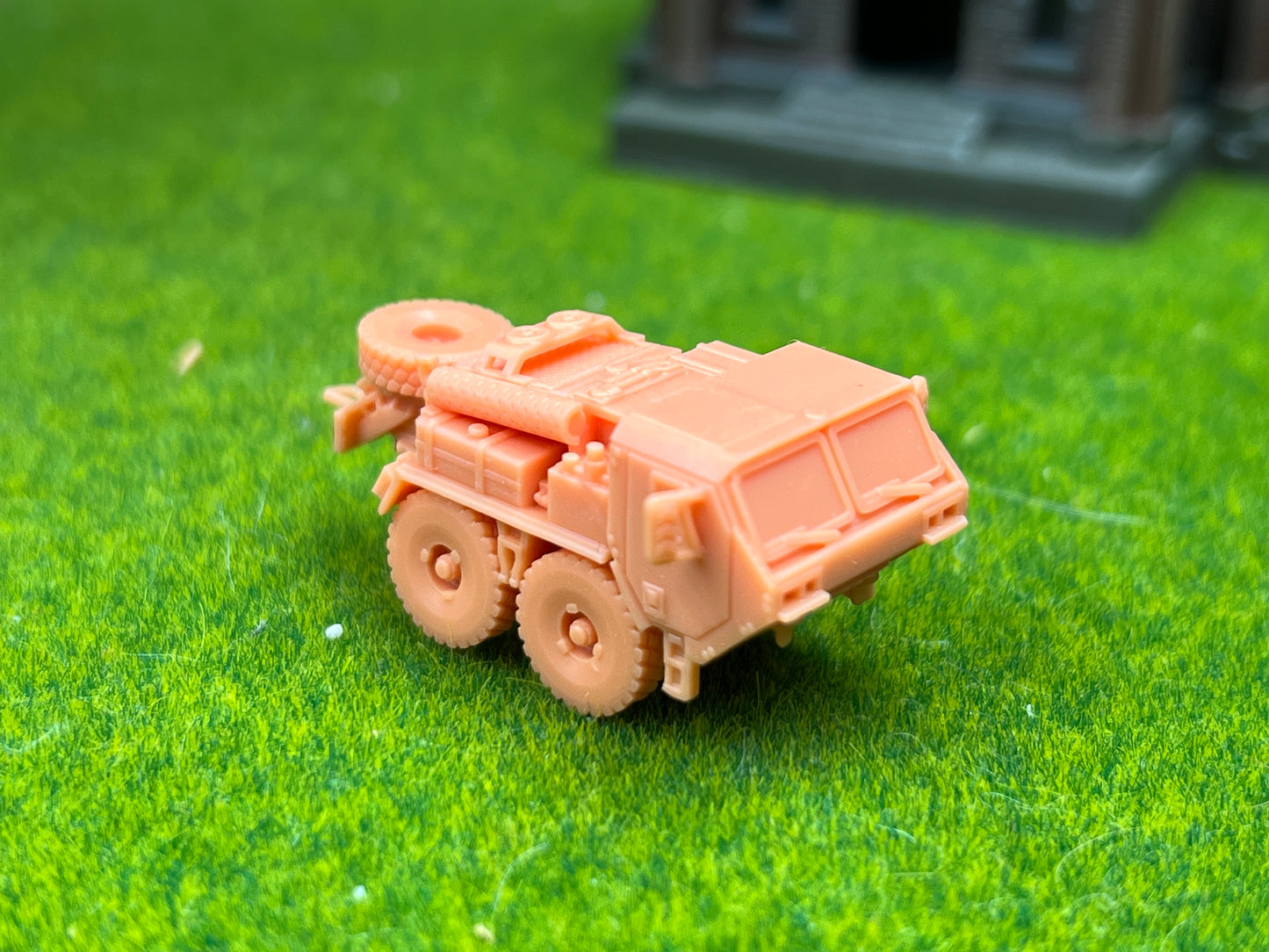 SW 3D resin kit no.1346 1/144 MK48 Trailer head Marine Armour Kit