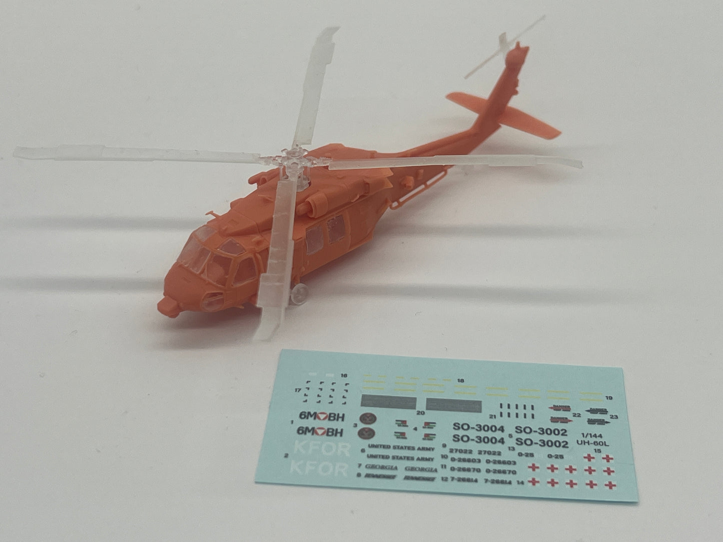 SW 3D resin kit 1/144 UH-60L Export.VER Decals included