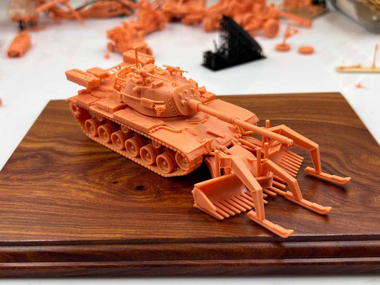 SW 3D resin kit 1/72 CM11 brave tiger mine plow