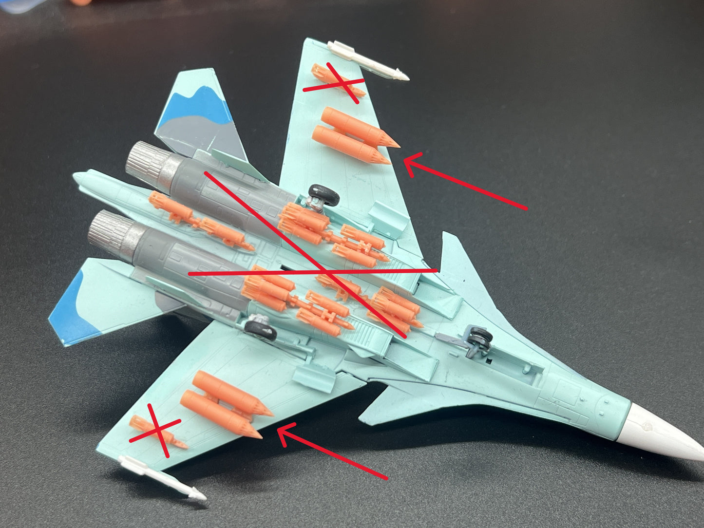 SW 3D resin kit no.1531 1/144 SU-27 S-8KO rocket pod & pylon Not included jet kit