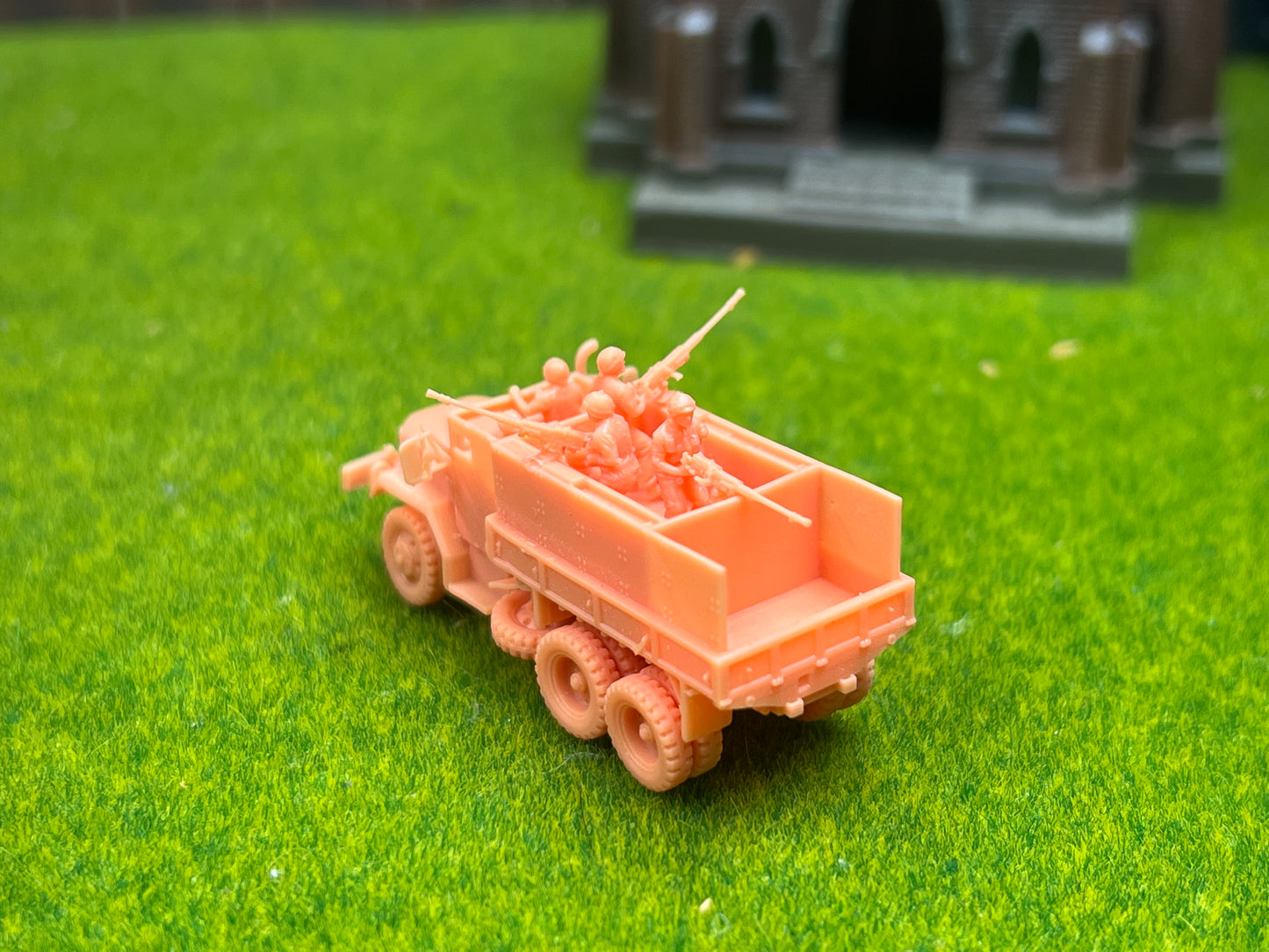 SW 3D resin kit no.1289 1/144 M35 GUN TRUCK with crew