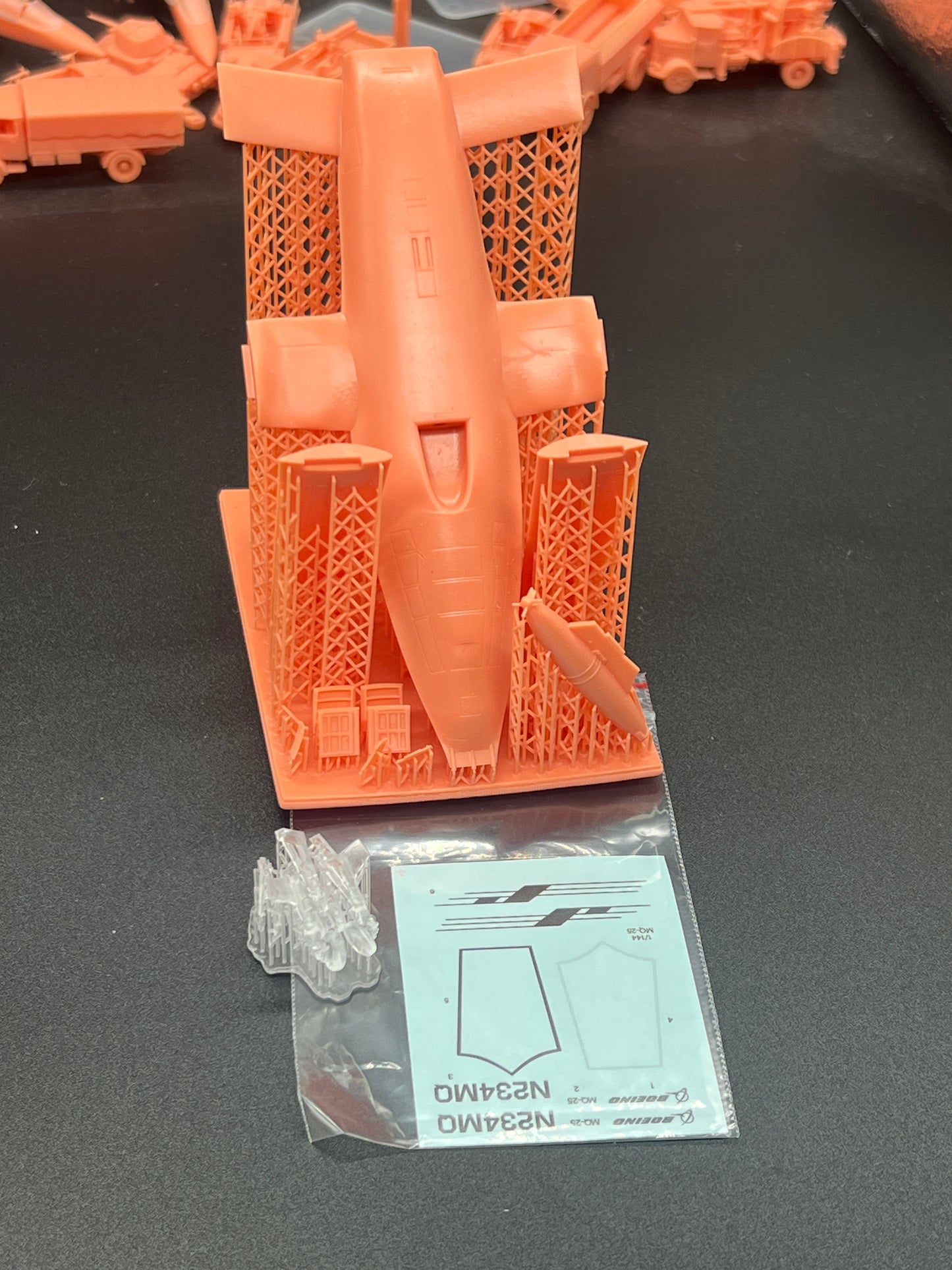 SW 3D resin kit 1/144 MQ-25 Stingray with Decal