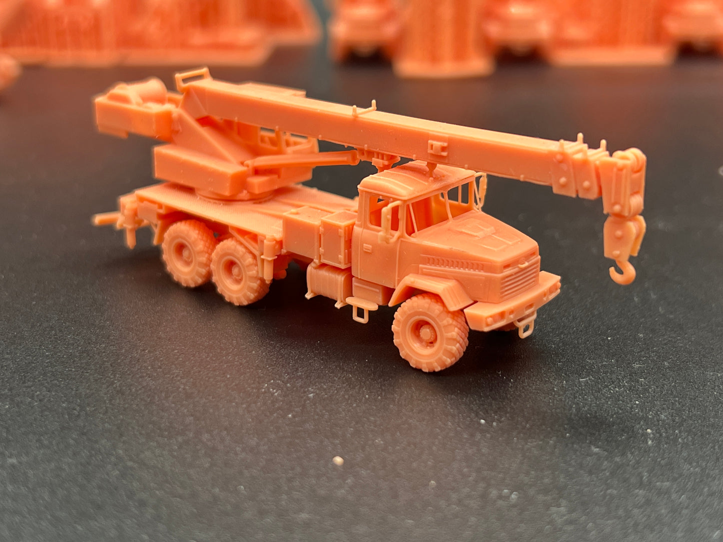 SW 3D resin kit no.1560 1/144 KRAZ 6322 CRANE KTA25