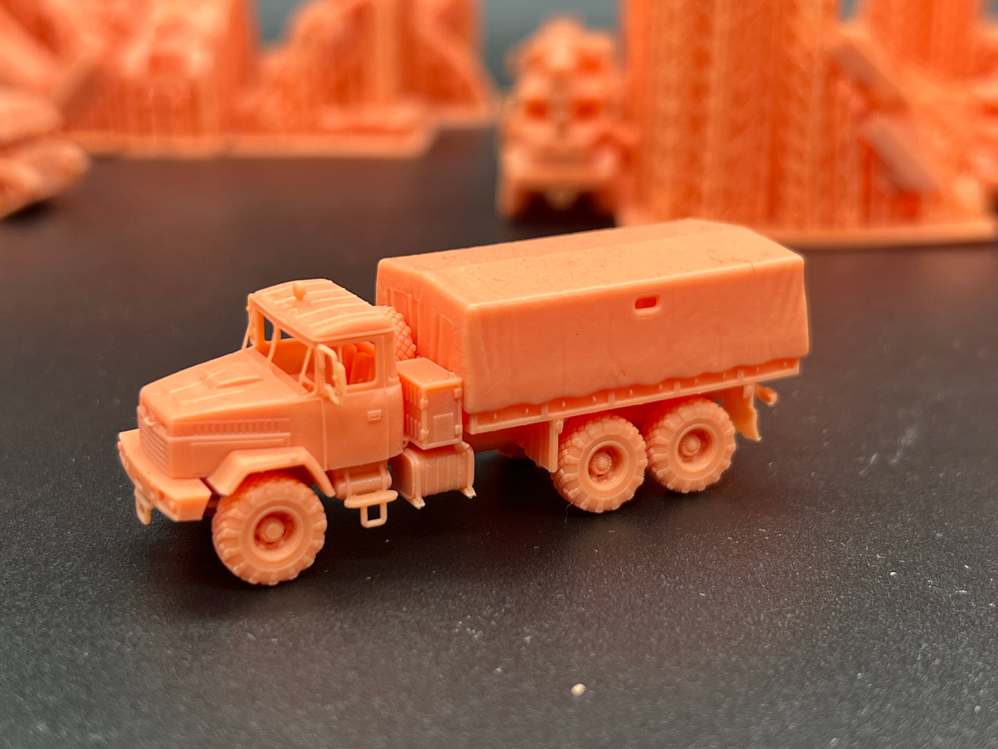 SW 3D resin kit no.1563 1/144 KRAZ 6322 FLATBED TRUCK 03