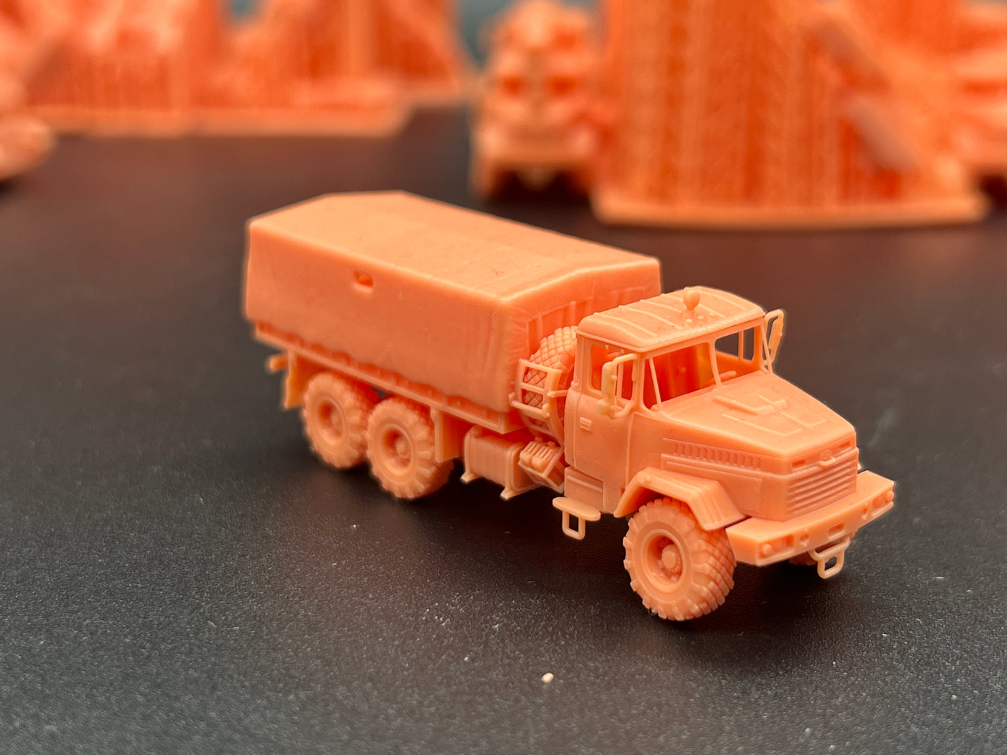 SW 3D resin kit no.1563 1/144 KRAZ 6322 FLATBED TRUCK 03