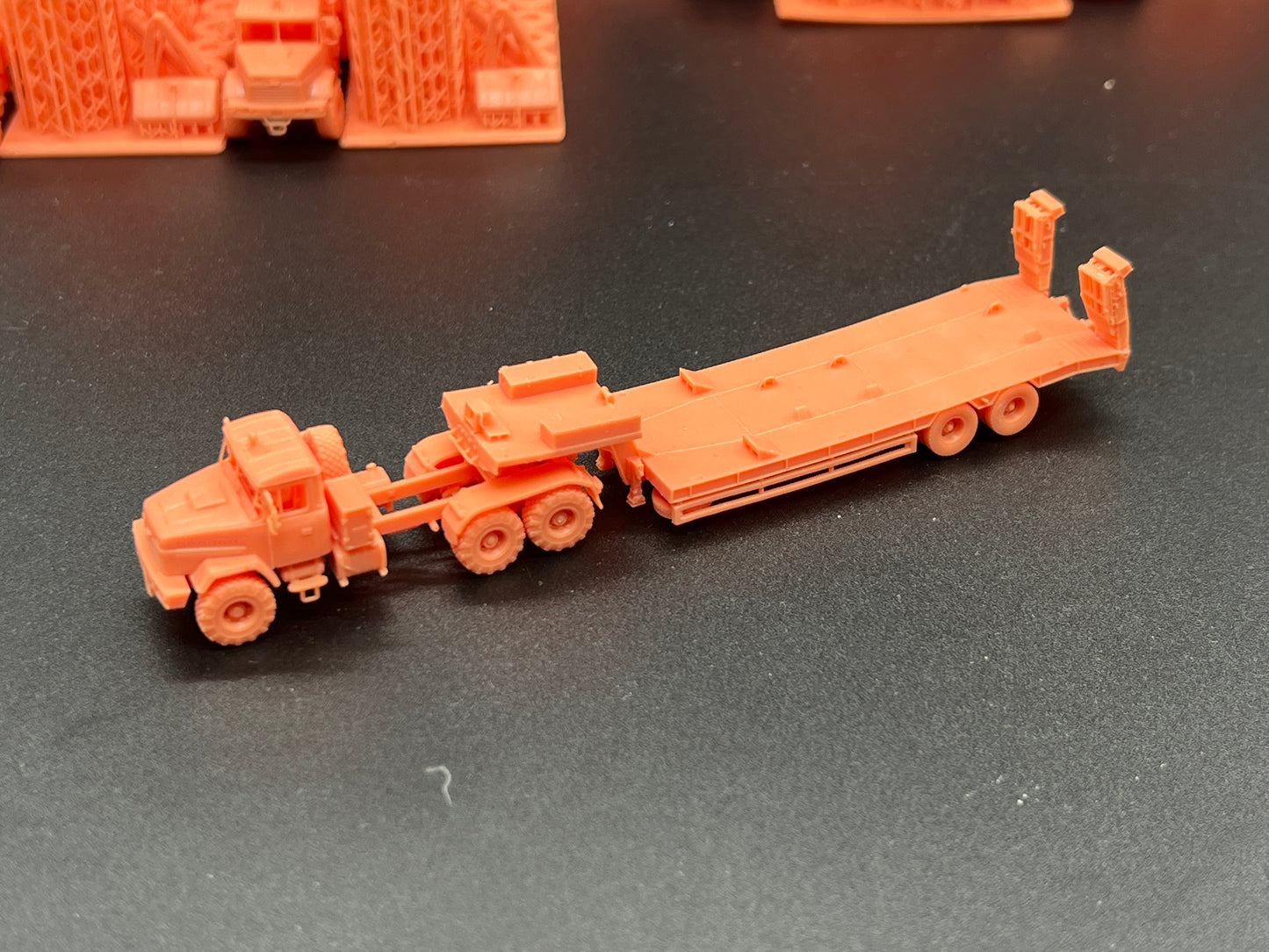 SW 3D resin kit no.1567 1/144 KRAZ 6446 + KRAZ TRAILER