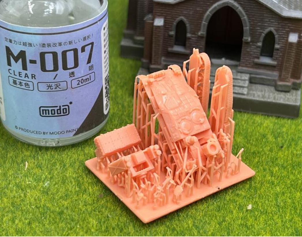 SW 3D resin kit no.1141 1/144 wiesel ll ozelot launcher