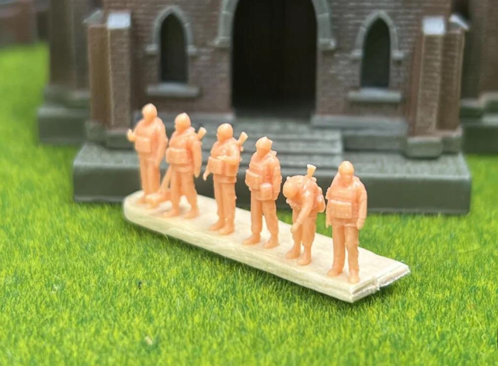 SW 3D resin kit no.1055 1/144 Ukraine Soldiers