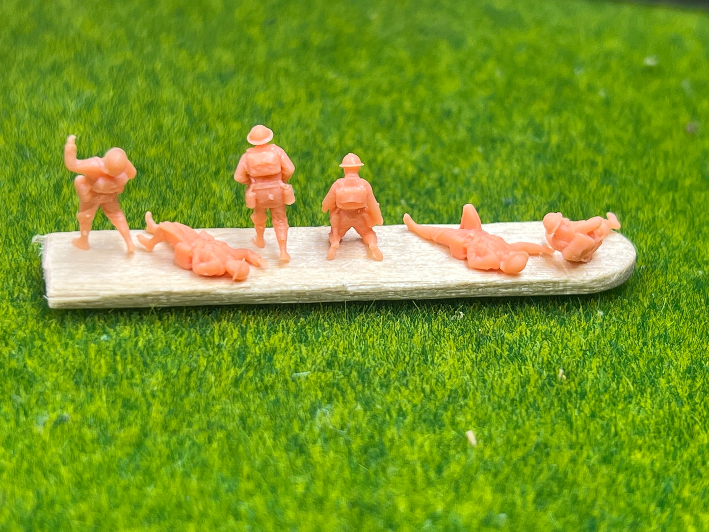 SW 3D resin kit no.1209 1/144 WWI British Infantry 1916 02 Wounded Soldiers
