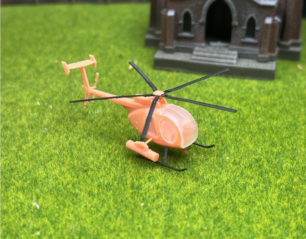 SW 3D resin kit no.1120 1/144 ah-6 night fox