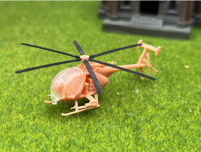 SW 3D resin kit no.1337 1/144 AH-6M Killer Egg GAU-19