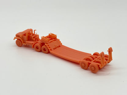 SW 3D resin kit no.1618 1/144 M123 6x6 tractor & M15 trailer