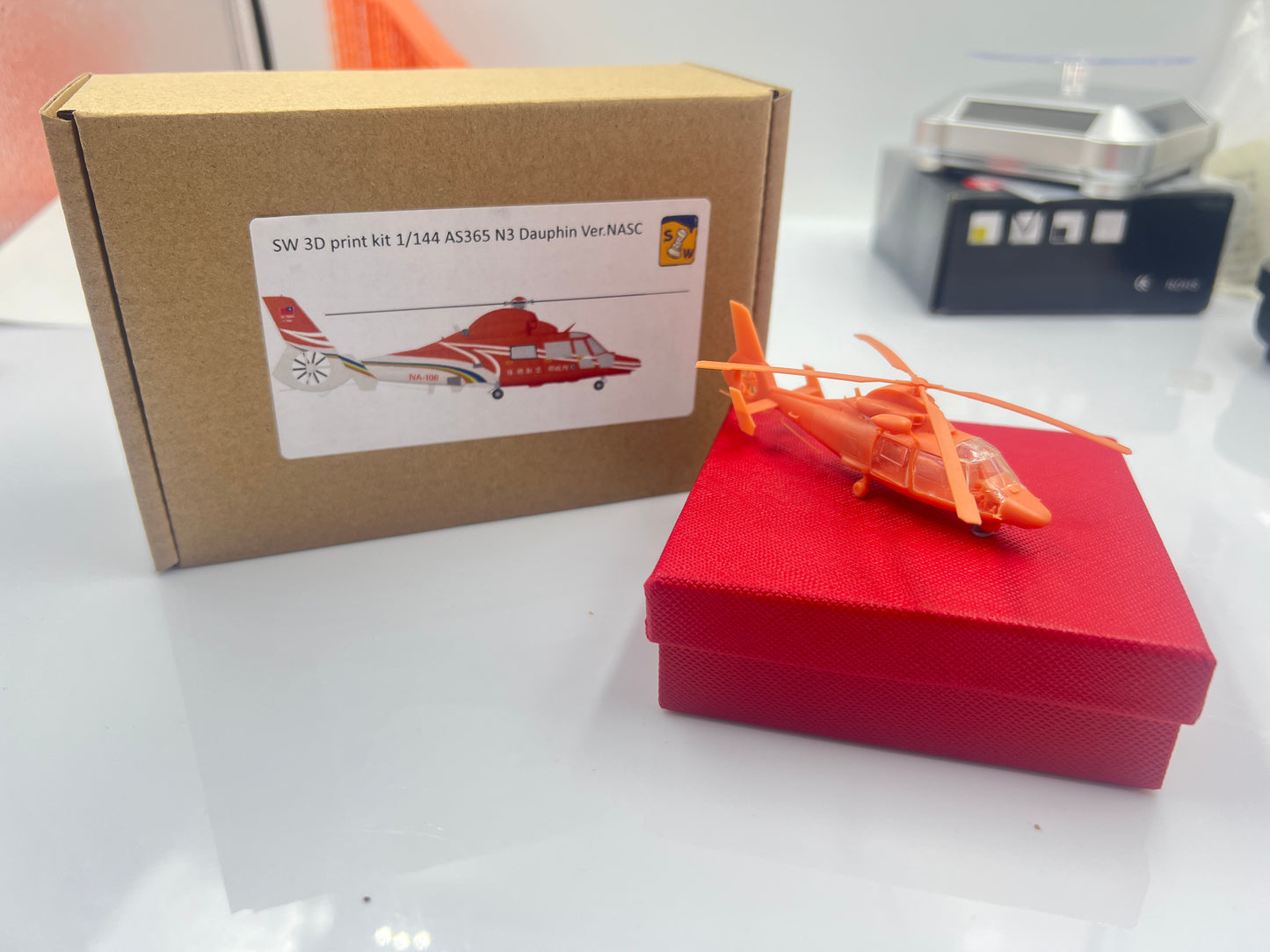 SW 3D resin kit 1/144 AS365 N3 Dauphin Ver.NASC