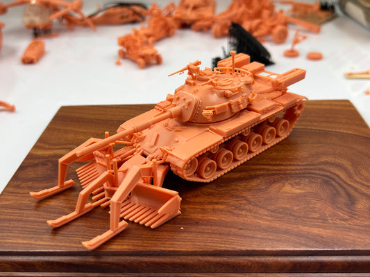 SW 3D resin kit 1/72 CM11 brave tiger mine plow