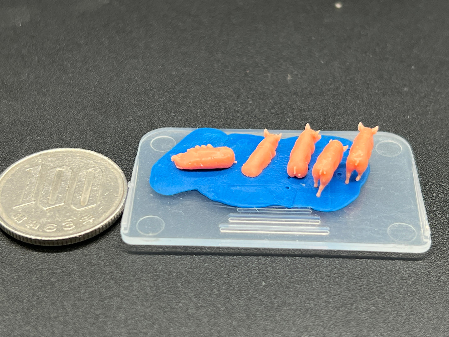 SW 3D resin kit no.1470 1/144 Animal pigs