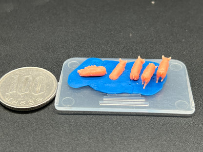 SW 3D resin kit no.1470 1/144 Animal pigs