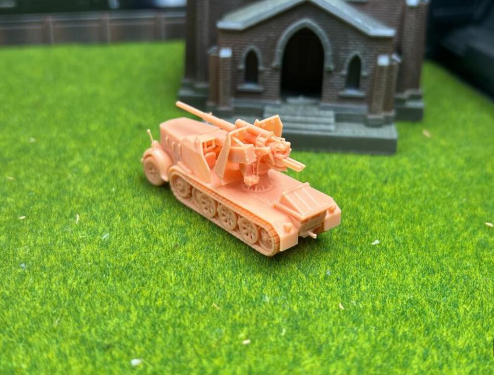 SW 3D resin kit no.1143 1/144 Sd.Kfz.8 Flak 36 88mm