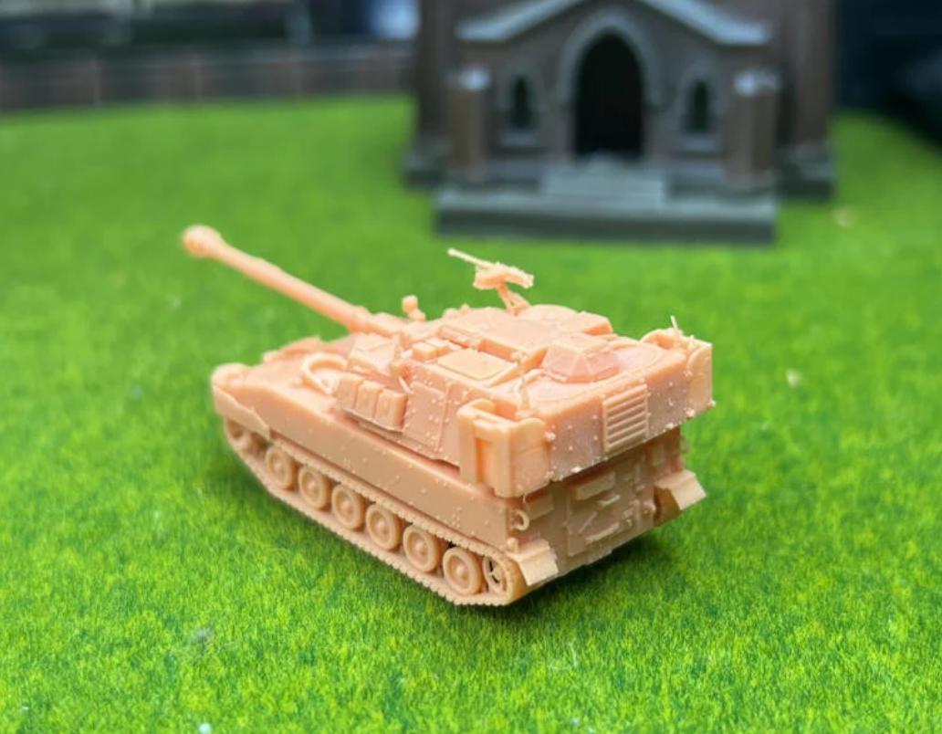 SW 3D resin kit no.1070 1/144 M109A7 howitzer