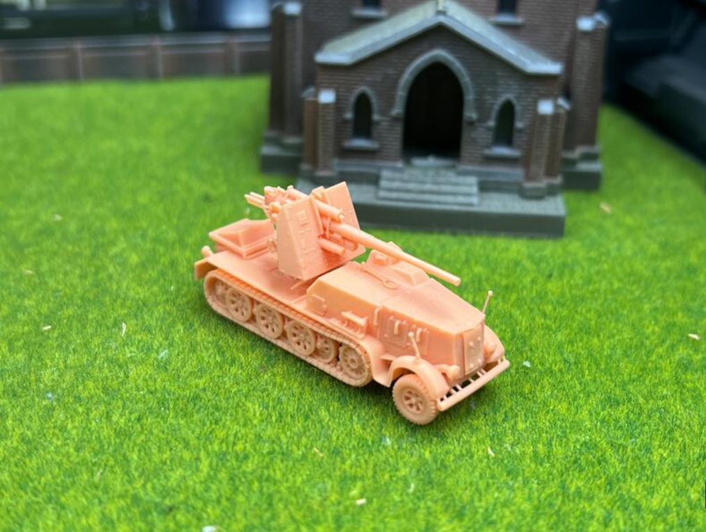 SW 3D resin kit no.1143 1/144 Sd.Kfz.8 Flak 36 88mm