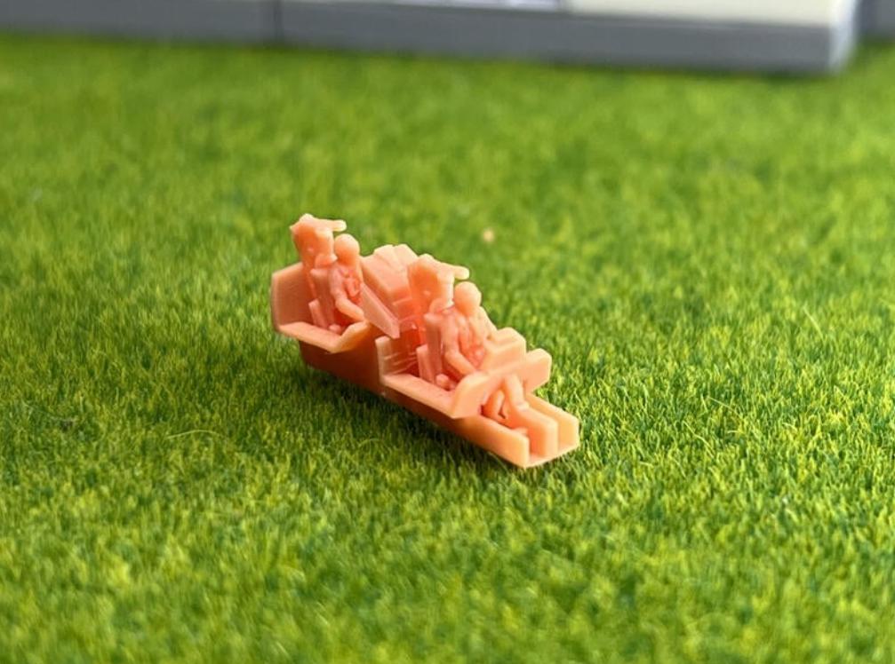 SW 3D resin kit no.1044 1/144 F-14 B Cockpit parts for F-toys (including two pilots)