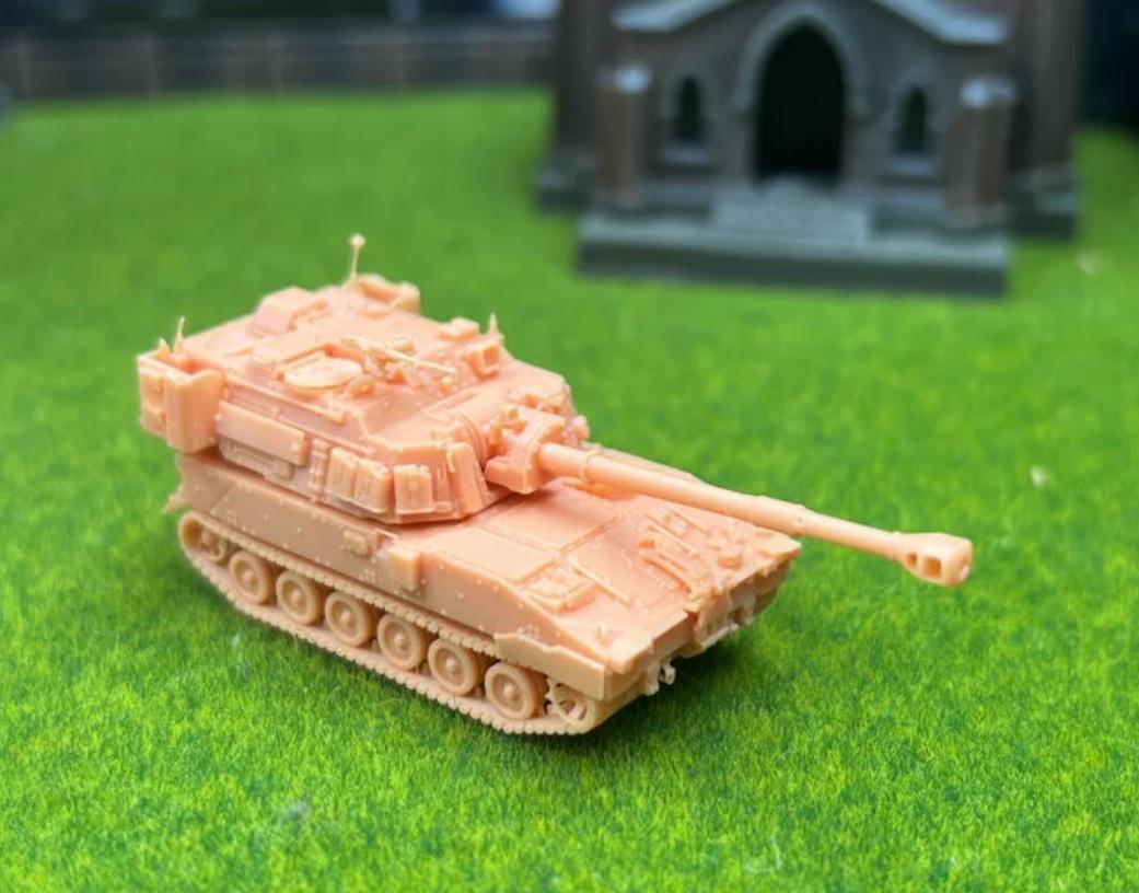 SW 3D resin kit no.1070 1/144 M109A7 howitzer