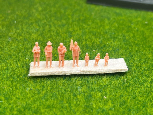 SW 3D resin kit no.1213 Vietnam War Civilian 03 Civilians in Refuge